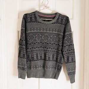 Goodale Made in NYC Sweater Size Small Tribal NYC Hourglass Print